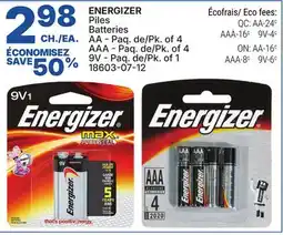 Rossy ENERGIZER Batteries offer