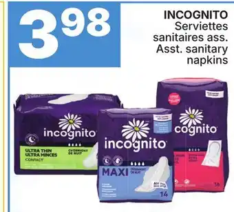 Rossy INCOGNITO Asst. sanitary napkins offer