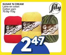 Rossy SUGAR 'N CREAM Cotton yarn offer