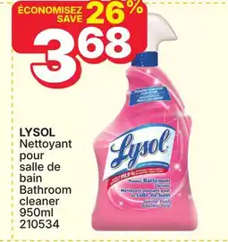Rossy LYSOL Bathroom cleaner offer