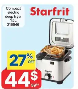 Rossy Compact electric deep fryer offer