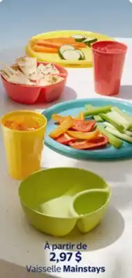 Walmart Vaiselle Mainstays offer