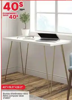 Rossy Retro computer desk offer