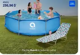 Walmart Piscine Avenli à cadre en métal offer