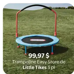 Walmart Trampoline Easy Store de Little Tikes offer