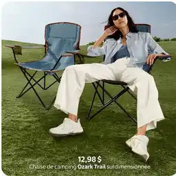 Walmart Chaise de camping Ozark Trail surdimensionne offer