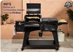 Walmart Barbecue à combustible double Onyx de Pit Boss offer