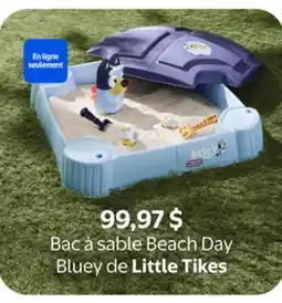 Walmart Bac à sable Beach Day Bluey de Little Tikes offer