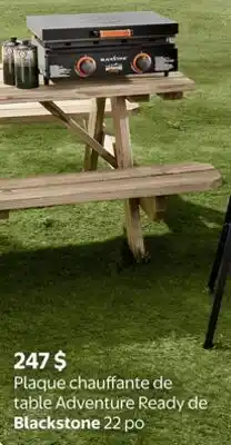 Walmart Plaque chauffante de table Adventure Ready de Blackstone offer