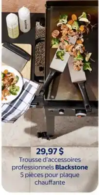 Walmart Trousse d'accessoires professionnels Blackstone 5 pièces pour plaque chauffante offer
