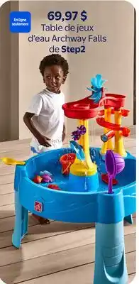 Walmart Table de jeux d'eau Archway Falls de Step2 offer