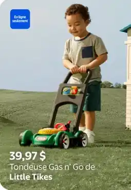 Walmart Tondeuse Gas n Go de Little Tikes offer