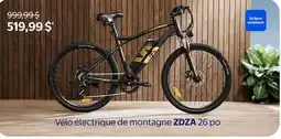 Walmart Vélo électrique de montagne ZDZA 26 po offer