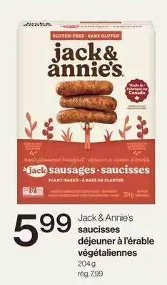 Avril Saucisses déjeuner à l'érable végétaliennes offer