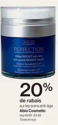 Avril sur les soins anti-âge offer