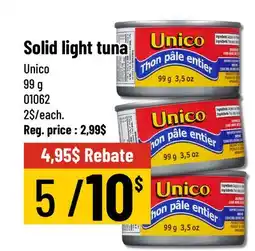 Mayrand Unico Solid Light Tuna offer