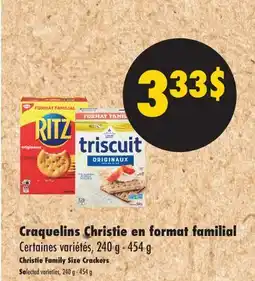 L'Intermarché CRAQUELINS EN FORMAT FAMILIAL | FAMILY SIZE CRACKERS, 240 G - 454 G offer