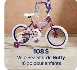 Walmart Vélo Sea Star de Huffy 16 po pour enfants offer
