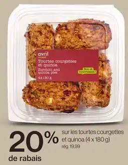 Avril Courgettes et quinoa offer