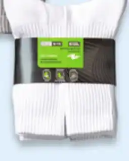 Walmart Men's cotton crew socks 6-pack offer