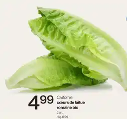 Avril Cœurs de laitue romaine bio offer