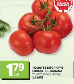 L'Intermarché TOMATES EN GRAPPE | TOMATOES ON THE VINE offer