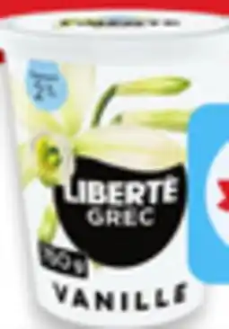 Walmart Liberté Greek Yogurt tubs offer