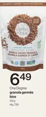 Avril granola germés bios offer