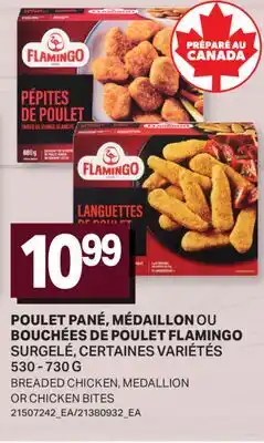 L'Intermarché POULET PANÉ, MÉDAILLON OU BOUCHÉES DE POULET | BREADED CHICKEN, MEDALLION OR CHICKEN BITES offer