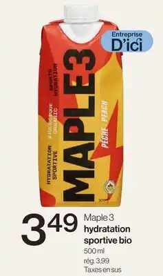 Avril hydratation sportive bio offer