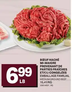 L'Intermarché BŒUF HACHÉ MI-MAIGRE PROVENANT DE | MEDIUM GROUND BEEF offer
