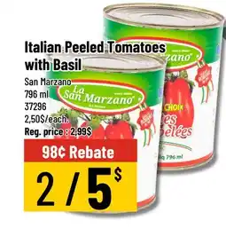 Mayrand La San Marzano Italian Peeled Tomatoes with Basil San Marzano offer
