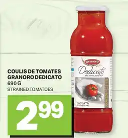 L'Intermarché COULIS DE TOMATES DEDICATO |STRAINED TOMATOES offer