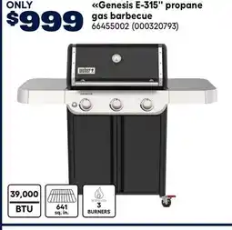 RONA Weber Genesis E-315'' propane gas barbecue offer