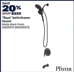 RONA Pfister Raya bath/shower faucet offer