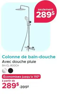 Bath Depot Colonne de bain-douche Avec douche pluie offer