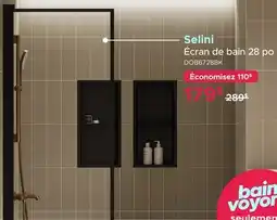Bath Depot Selini Écran de bain 28 po offer