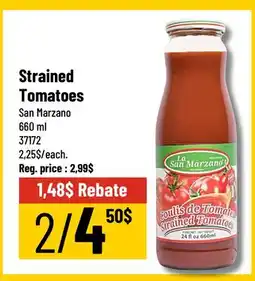 Mayrand San Marzano Strained Tomatoes offer
