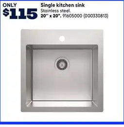 RONA VALU+ 20 x 20 Single kitchen sink offer