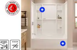 RONA Interflo tub/shower wall kit 60 x 30 x 60 offer