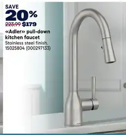 RONA Moen Adler pull-down kitchen faucet offer