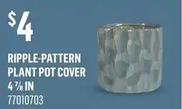Canac Ripple-Pattern Plant Pot Cover 4 7/8 in offer