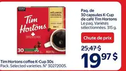 Walmart Tim Hortons coffee K-Cup 30s offer