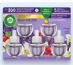 Walmart Air Wick scented oil kit with 2 warmers and 5 refills or 5-pack refills offer