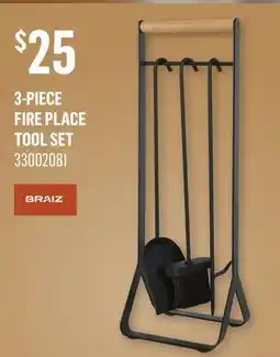 Canac 3-Piece Fireplace Tool Set offer