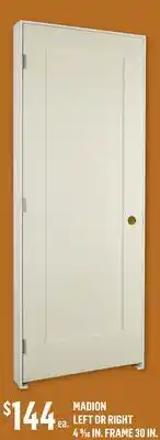 Canac Madion Pre-Assembled Door Left 49/16in. Frame offer