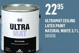 Canac UltraMat Ceiling Latex Paint Natural White offer