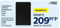 Walmart 2-in-1 3.5 cu-ft. Chest Freezer & Fridge offer
