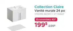 Bath Depot Collection Claire Vanité murale 24 po offer
