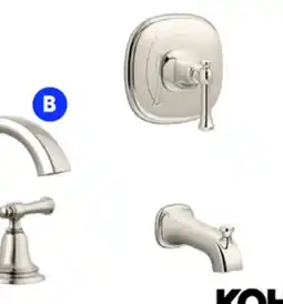 RONA KOHLER Florez lavatory faucet Brushed nickel finish offer